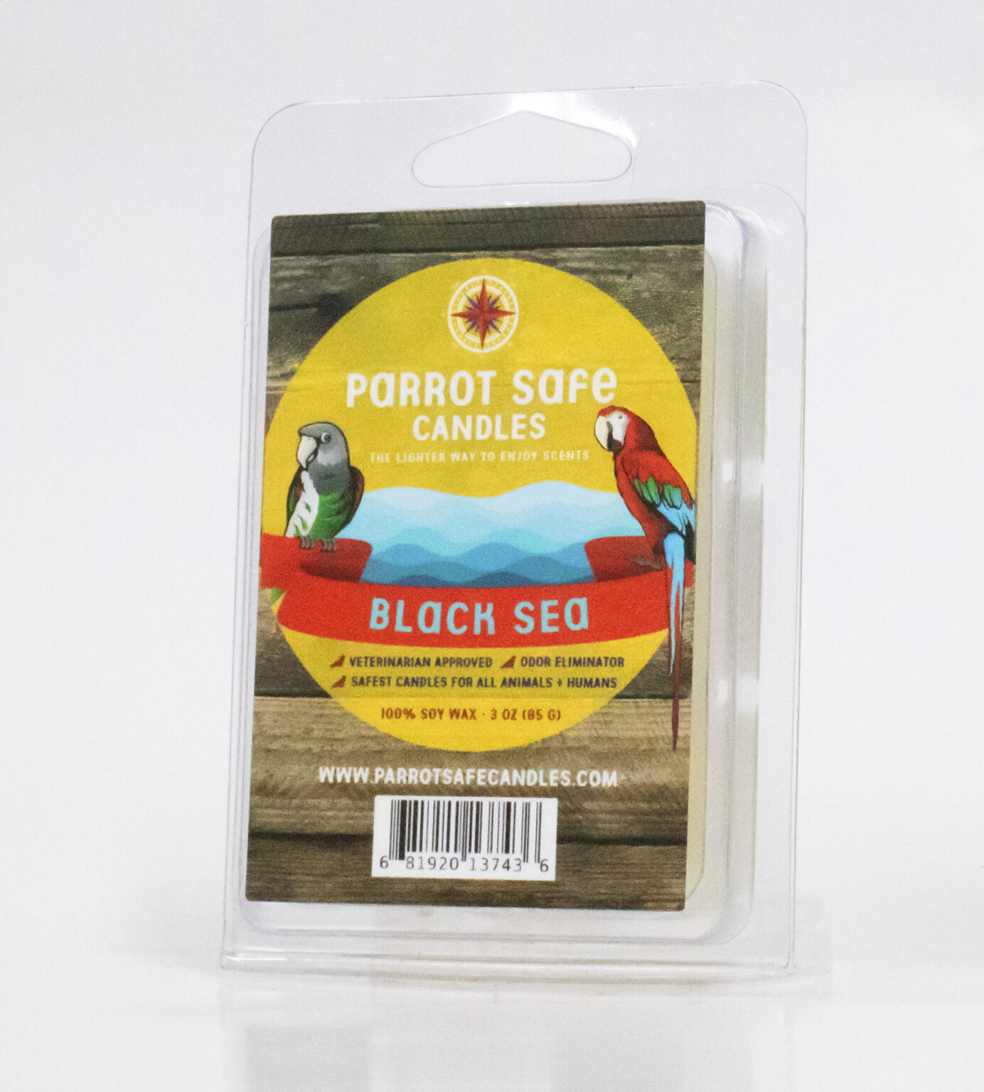 Black Sea Wax Melt World's Safest Candles Parrot Safe Candles