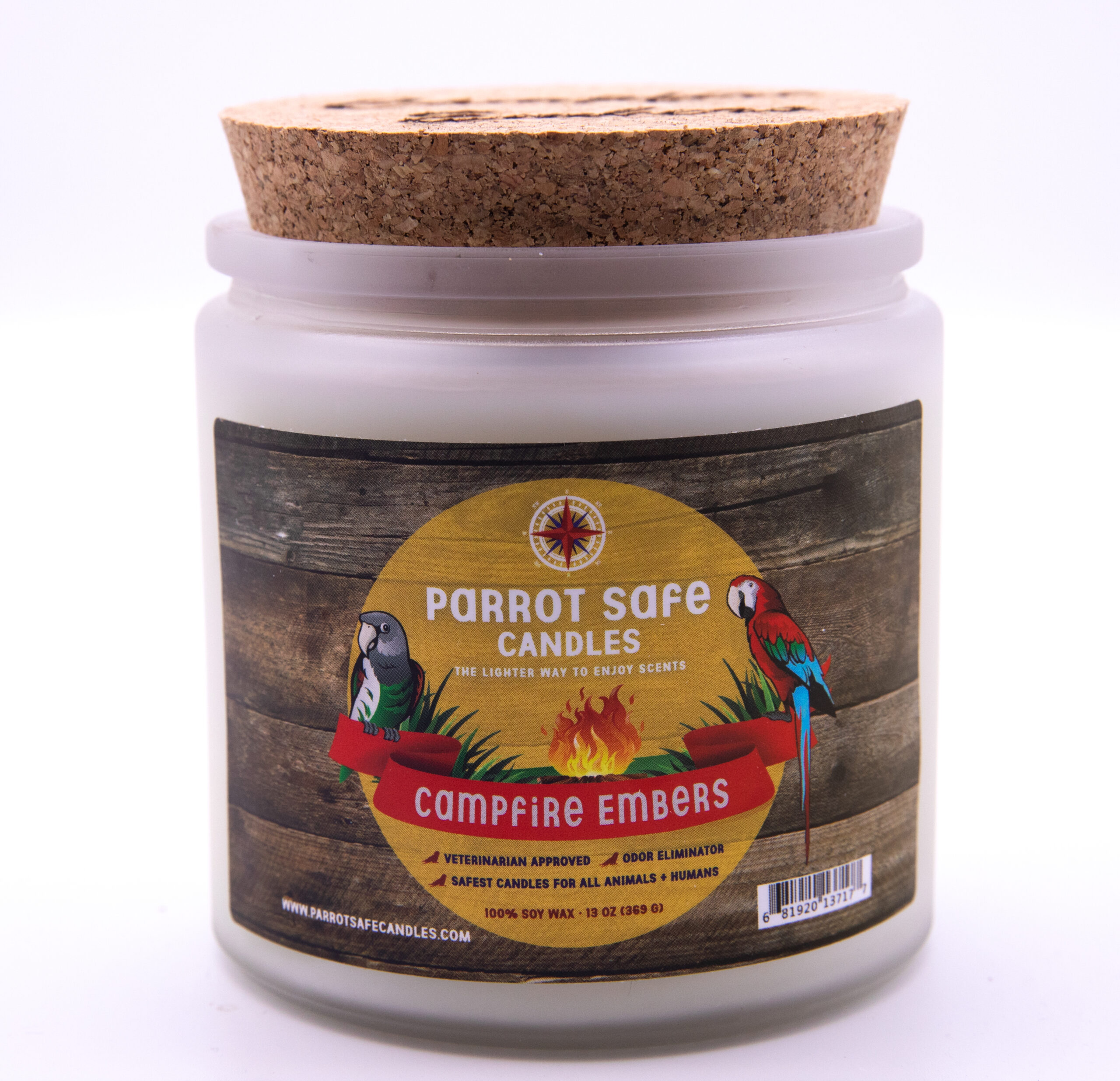 Camp Fire Embers Candle World's Safest Candles Parrot Safe Candles